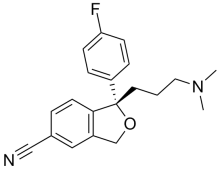 Escitalopram (Chemical Structure) - Behavenet